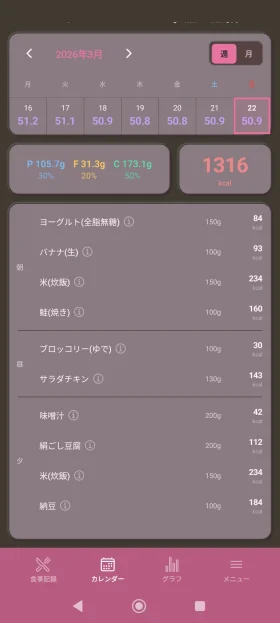 ピンクテーマ